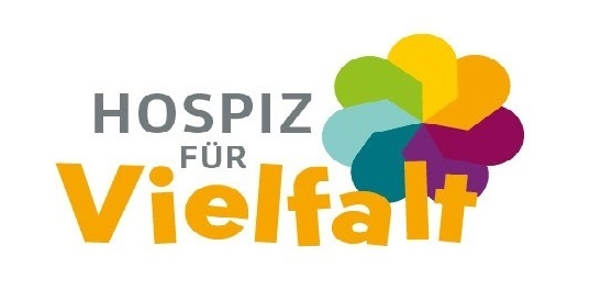 Buntes Logo: Hospiz für Vielfalt