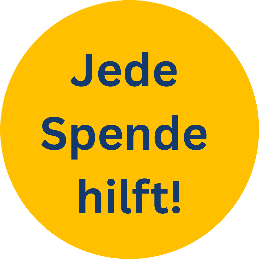 Jede Spende hilft!